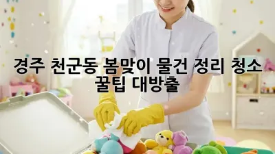 경주 천군동 봄맞이 물건 정리 청소🧹✨ 꿀팁 대방출!