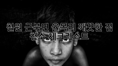 철원 근북면 율목리 깨끗한 집 청소 체크리스트