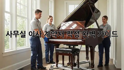 사무실 이사, 계약서 작성 완벽 가이드!