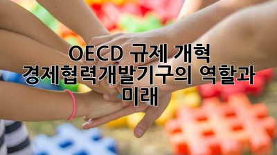 OECD 규제 개혁: 경제협력개발기구의 역할과 미래